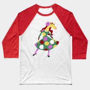 Chrysanthemum Unicorn Baseball T-Shirt